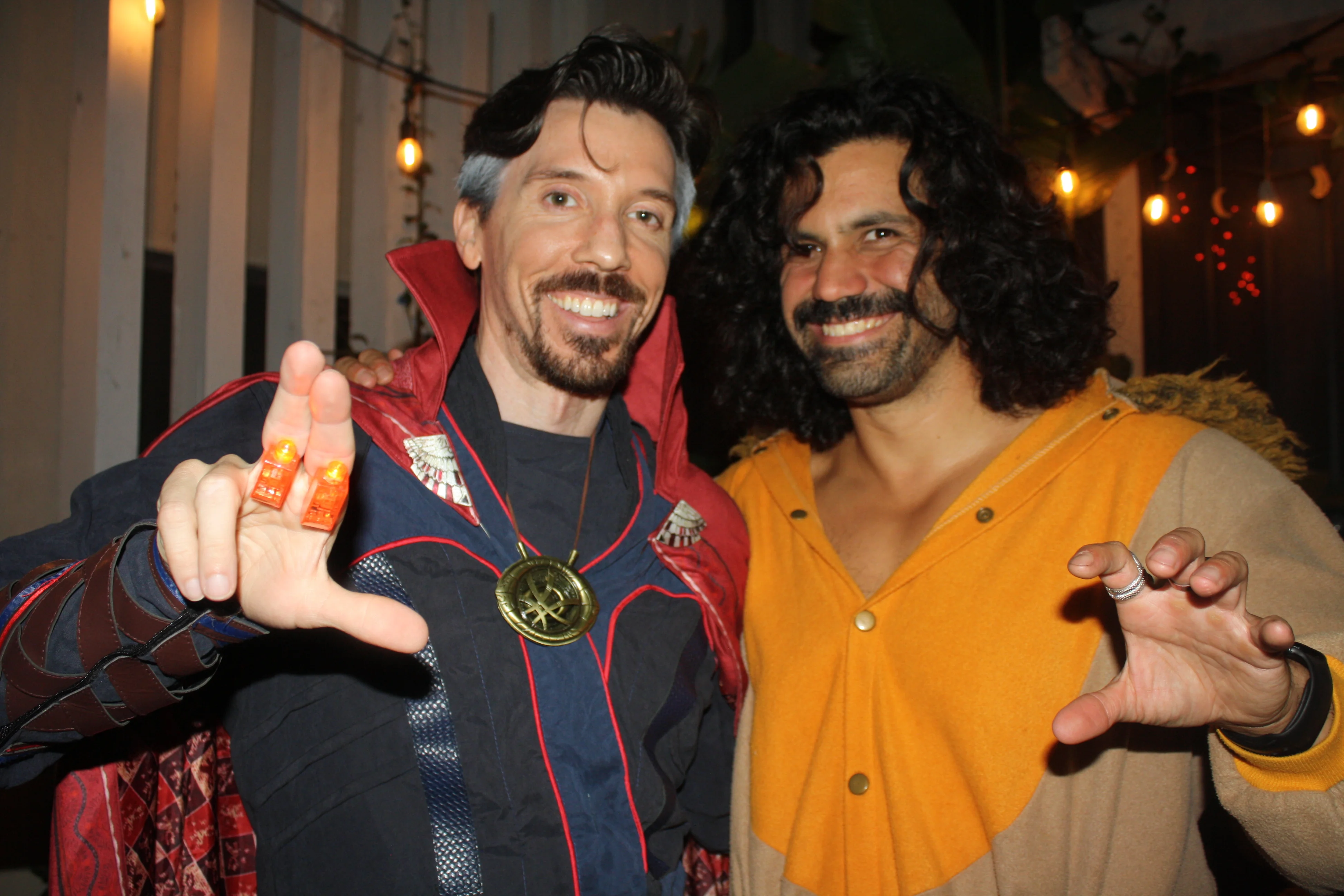 Aidan and Doctor Strange casting spells